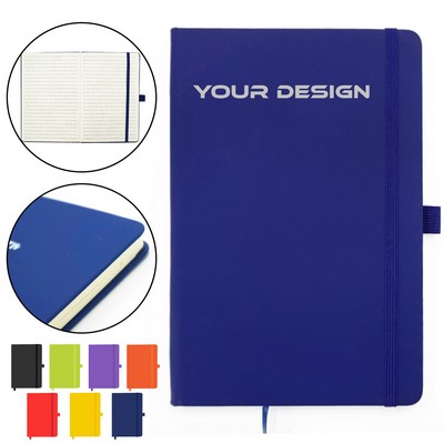 A5 PU Journal Notebook With Pen Holder