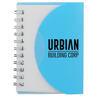 3.4'' x 4.5'' FSC® Recycled Post Spiral Notebook