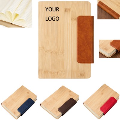 Bamboo-Textured A5 Notebook